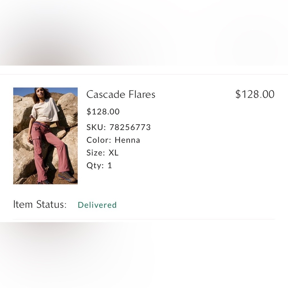 Free People Movement Cascade Flares Cargo Boot Cut Flared Hiking Pants - Picture 11 of 11